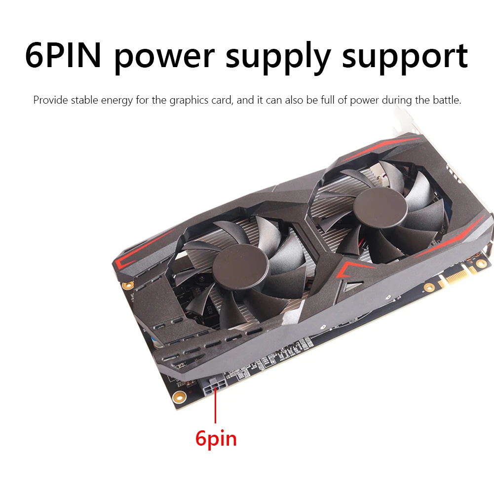 GTX550Ti GDDR5 NVIDIA PCI Express 2.0 Twin Cooling Fan Computer Games HDMI-Compatible PCIe Computer Gaming Graphic Cards