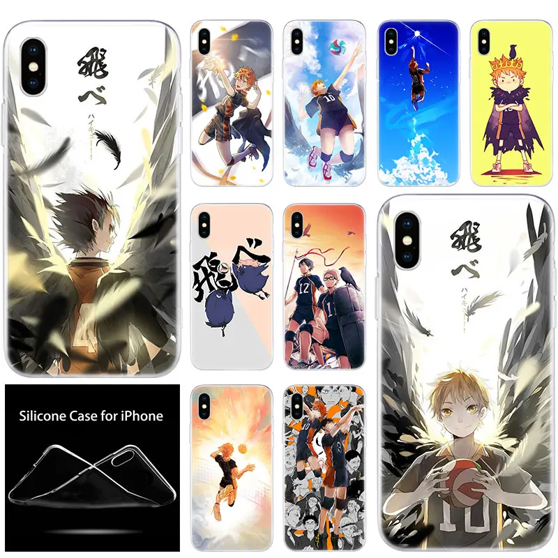 Haikyuu Apple Iphone 11 Pro Xs Max X Xr 6 6s 7 8 Plus 5 5sse用のデラックスソフトシリコンラップトップケース Phone Case Covers Aliexpress