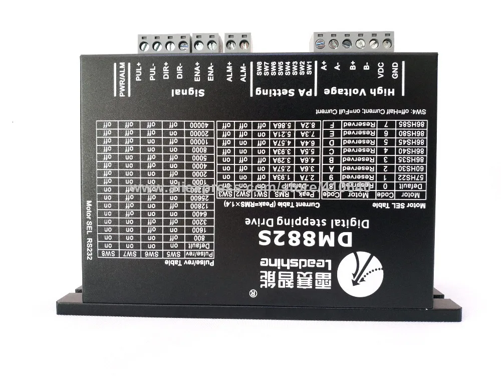 2 фазы Подлинная Leadshine цифровой шаговый двигатель Drive DM882S Обновлено от AM882 матч для 57HS22 60HS30 86HS35 86HS85