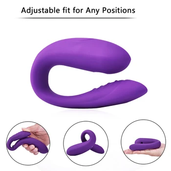 Sucking Dildo Vibrator 10 Intense Modes Sex Toys for Women G Spot Clitoris Stimulator with Remote Control U Shape Adult Sexo 6