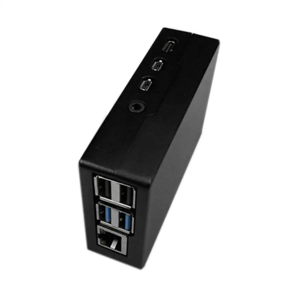 Рассеивание тепла охлаждение вентилятор для Raspberry Pi 4th поколения 4B оболочка алюминиевый сплав, металлический корпус шасси коробка аксессуары