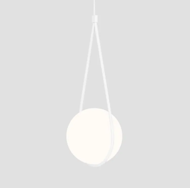 Постмодерн арт стеклянный шар люстра креативный Лофт дизайнерский теплый подвесной светильник для спальни светильники