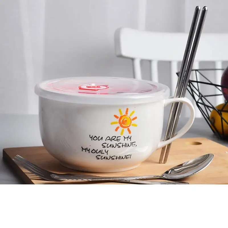 Kasesi Cocina Корейская лапша быстрого приготовления мороженого Tazone риса Cuenco блюдо тарелка посуда керамическая столовая Бар суп керамическая кухонная чаша - Цвет: MODEL L