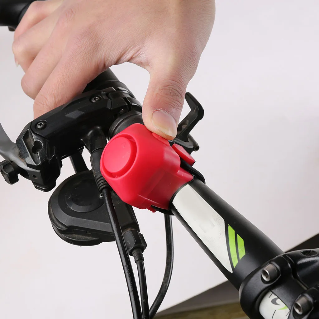 Велосипедный Электрический рупор водонепроницаемый велосипедный Звонок для руля руль силикагелевый корпус кольцо велосипедный Звонок дропшиппинг#40