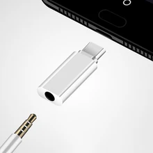 Conversor de áudio e fone de ouvido, adaptador de entrada tipo c para fone de ouvido de 3.5mm aux cabo para huawei p20 lite mate 20