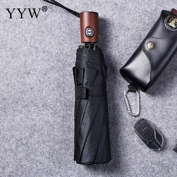 

Folding Umbrella Rain Men Women Parasol Paraguas Gift Pocket Vinyl Anti-Uv Windproof Portable Umbrellas Ambrella Black Umbrella