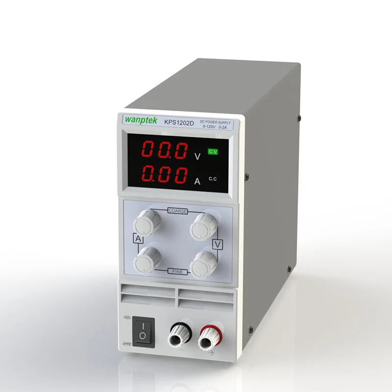 KPS1202D регулируемый высокой точности двойной светодиодный дисплей переключатель DC Питание функция защиты от перегрузки 120V2A 110 V/220 V 0,1 V/0.01A