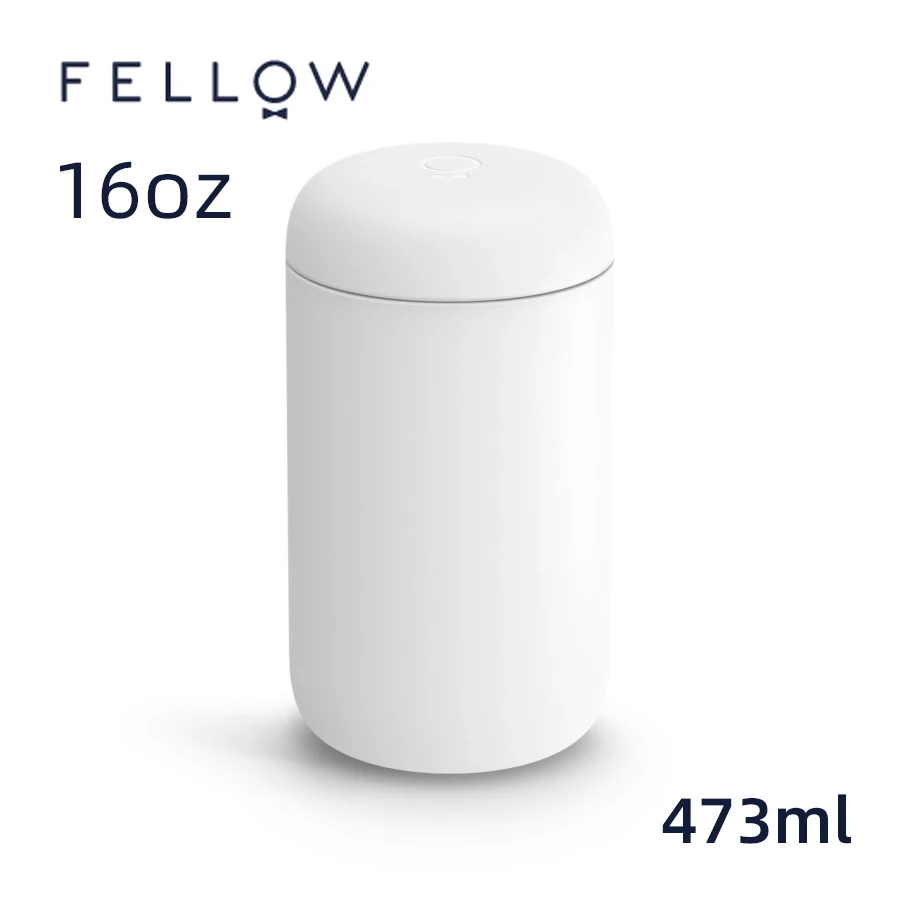 MATTE WHITE 16 oz Кружка для кофе из нержавеющей стали с керамическим покрытием, кружка для путешествий, термос без бисфенола А, герметичная Термокружка для путешествий в подарок - Цвет: MATTE WHITE 16 oz