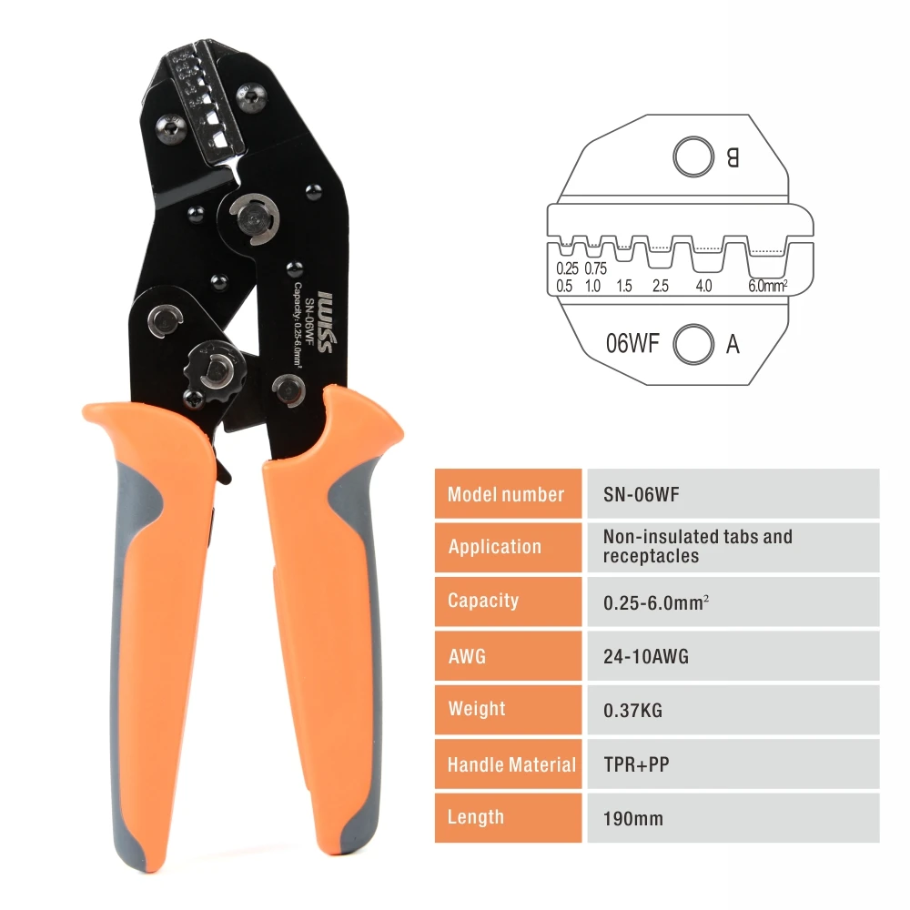 Рисунок 2 - IWISS SN-06WF 24-10AWG Обжимные