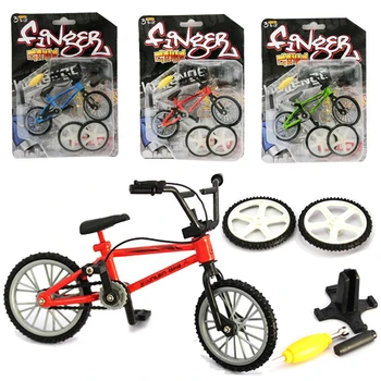 

Mini Finger Bike Toys for Boys Mini Bike With Brake Rope Alloy Functional Mountain Bicycle Model Toys for Children Birthday Gift