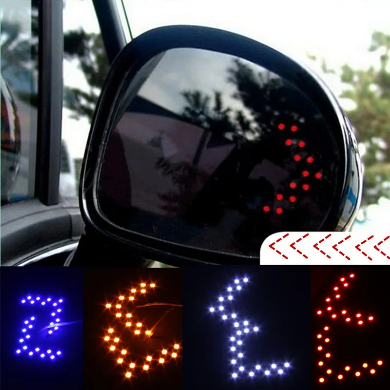 Сигнасветильник универсальная 12 V14 SMD со светодиодный Ной стрелкой для зеркала
