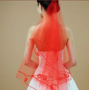 

Bridal veil single layer ribbon edging wedding long tail single line mesh yarn