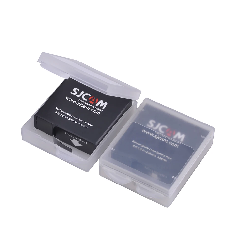 Batteria Sj8 da 1200mAh con caricabatterie per SJCAM Sj8 Plus, Air e Pro 15