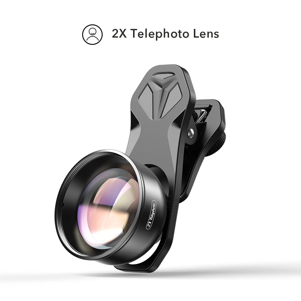 Объектив APEXEL мобильный телефон lens 4K HD 2X телескопический объектив телеобъектив с