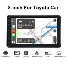 

8 Inch Android 10.0 Stereo IPS Car Video Player 1280X720 Screen Support 4G/steering wheel/Fast Boot For Toyota Universal Car