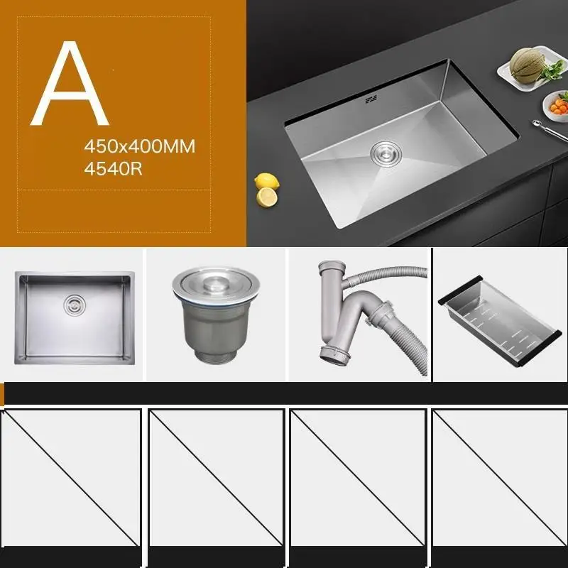Afwasbak портативный Lavandino Spoelbak Acero Inoxidable Inox Cuba Pia Cozinha Fregadero De Cocina кухонная раковина - Цвет: MODEL C