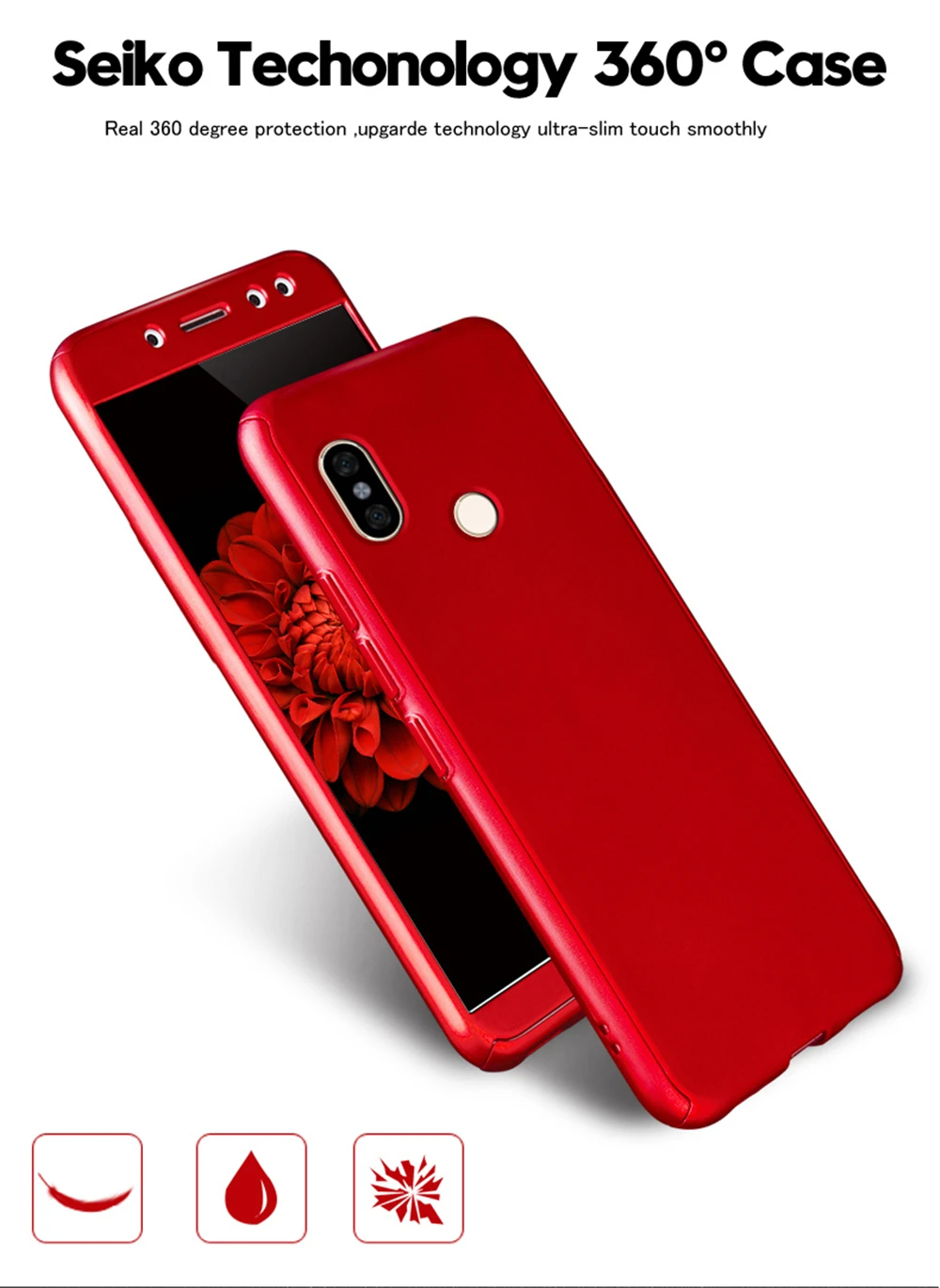 Чехол на 360 градусов для Xiaomi Redmi 7 6A 5A 4X5 Plus S2 K20 Pro, полный чехол для Redmi Note 7 6 5 4 3 Pro, чехол для телефона s, стеклянный корпус