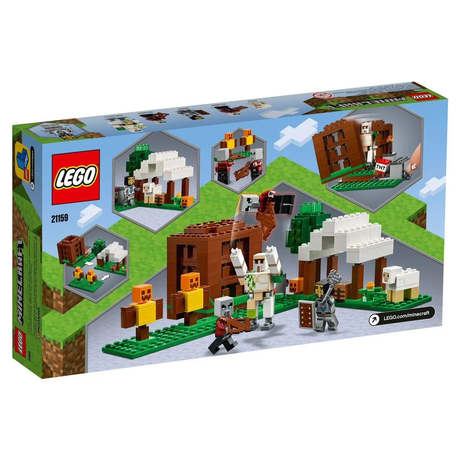 Designer Lego Lego Minecraft outpost robbers 21159 Designer Lego Lego Minecraft outpost robbers 21159