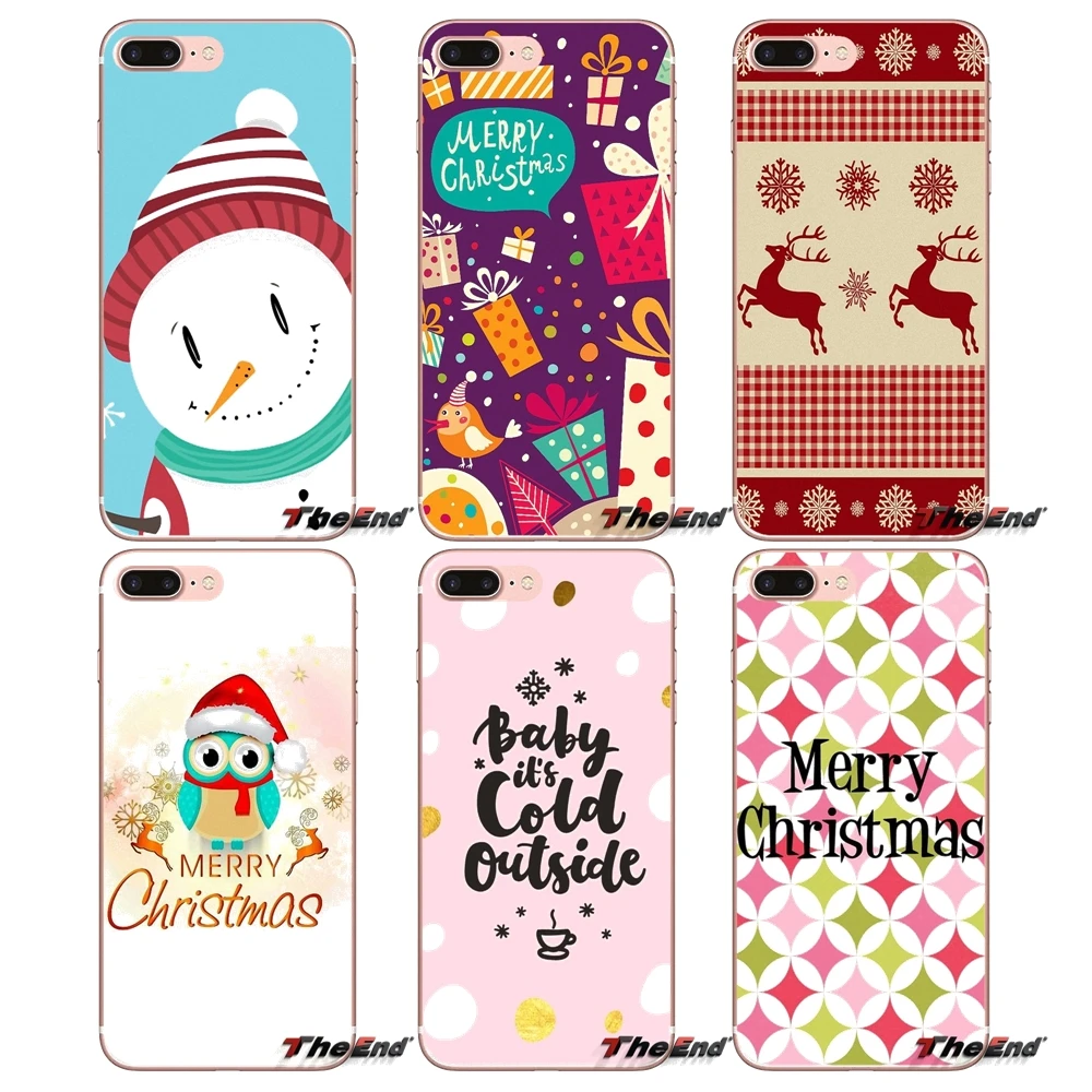 

Happy New Year Merry Christma Silicone Case For Samsung Galaxy J1 J2 J3 J5 J7 A3 A5 A7 2015 2016 2017 J530 J730 Fundas Coque