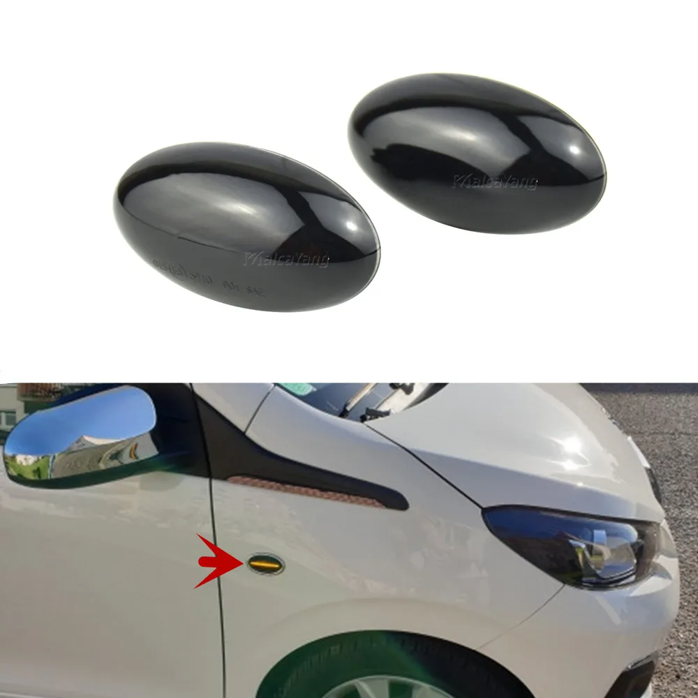 

Car LED Turn Signal Light Dynamic Side Marker Sequential Blinker For Citroen C1 C2 C3 C5 C6 Peugeot 307 206 207 407 107 607