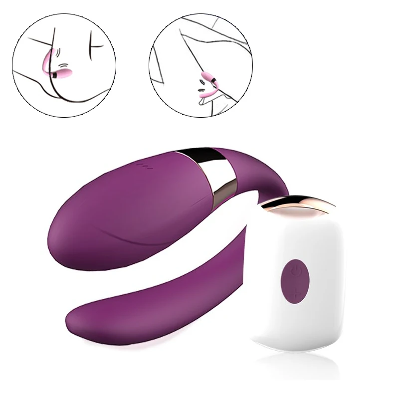 Беспроводной G-Spot вибратор беспроводной пульт дистанционного управления двойной