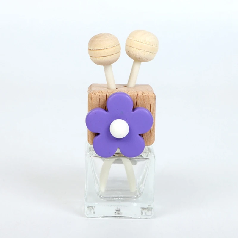 CAR7649PP Освежитель воздуха автомобильный ароматизатор на клипсе аромат пустая стеклянная бутылка для распылитель эфирных масел Вентиляционный Выход орнамент автостайлинг - Название цвета: CAR7649PP