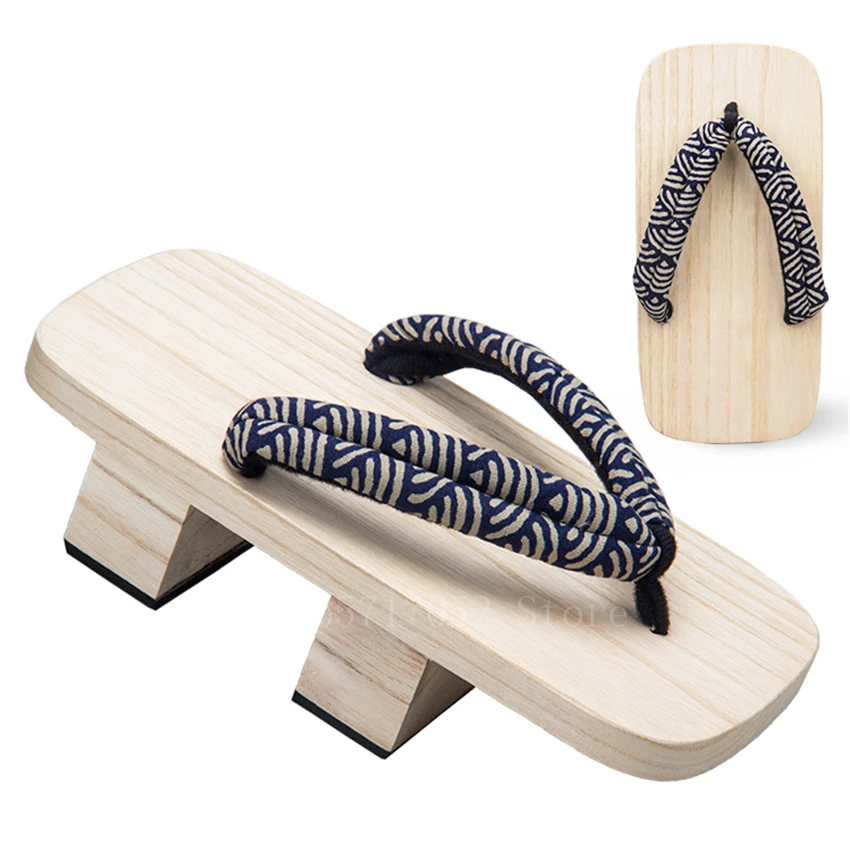 Men's Geta Japanese Traditional Shoes Samurai Sandals Oriental Paulownia  Beach Shoes 2 Tooth Wooden Summer Flip Flops Geta 2022 - Shoes - AliExpress