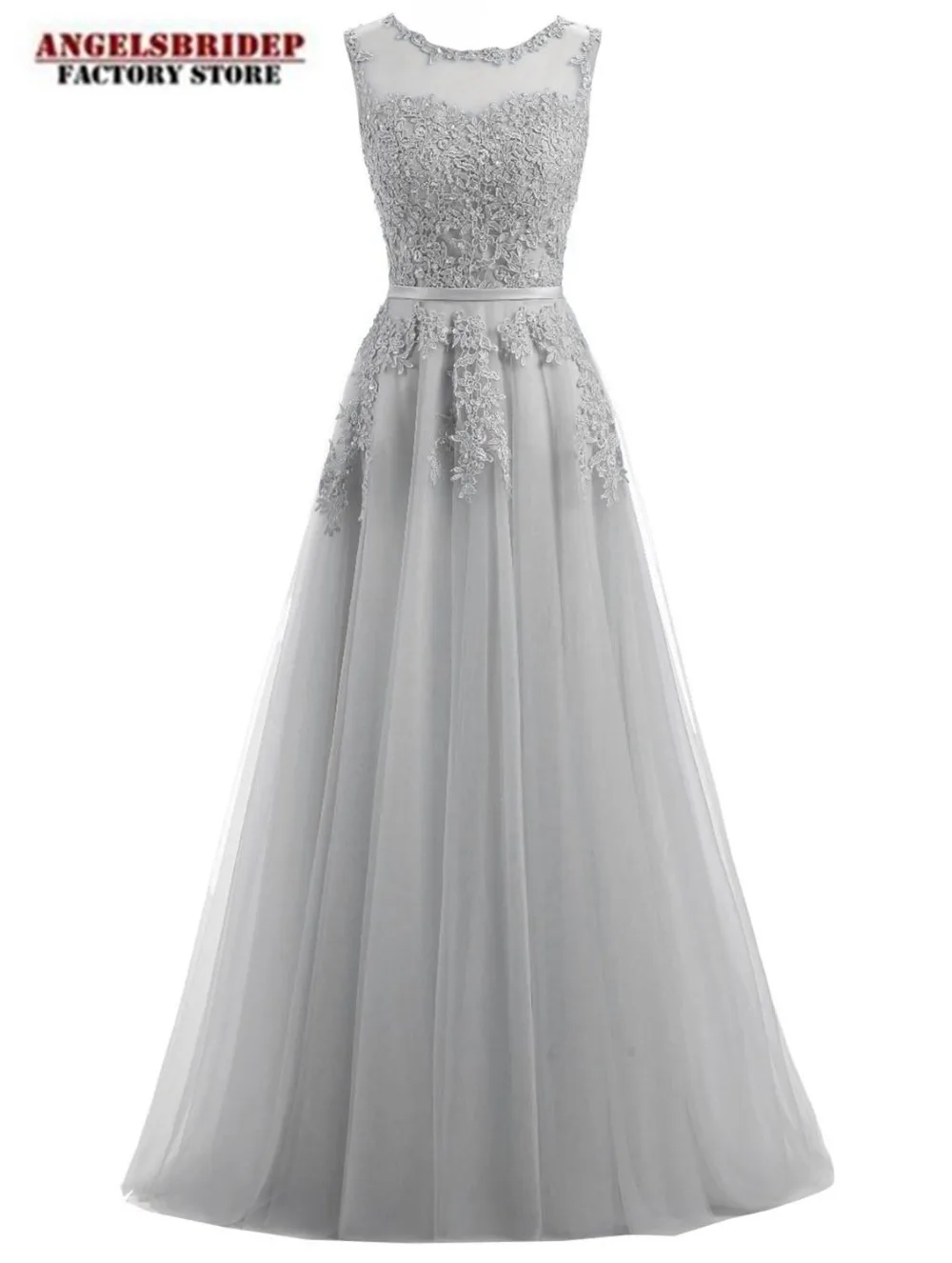 Fashion-Sheer-Neck-Long-Evening-Dresses-Vestidos-de-festa-Applqiue-Empire-Waist-Floor-Length-Prom-Pageant (4)