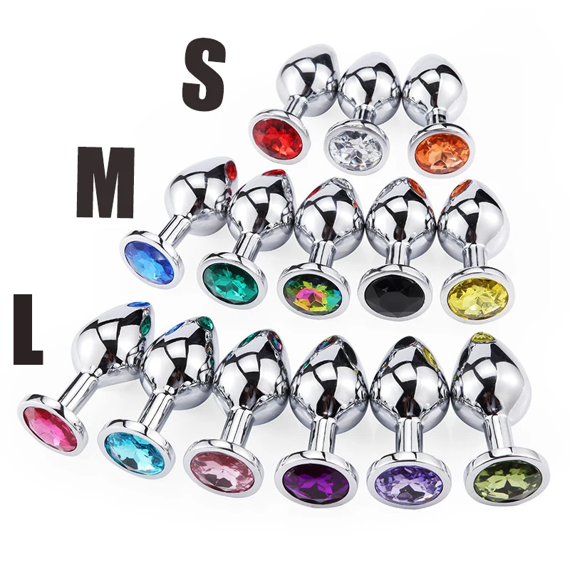 Anal Plug Sex Toys Mini Round Shaped  Metal Stainless Smooth Steel Butt Small Tail Female/Male Dildo Intimate Goods butt plug anal dilator soft speculum enema hollow anal plug masturbation prostata massager sex toys for woman men 5 sizes