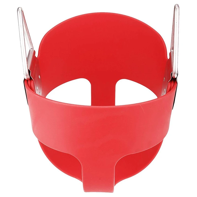 

1 Piece EVA Nickel Plated Material Heavy High Back Red Bucket Child Swing Seat Swing Accessories
