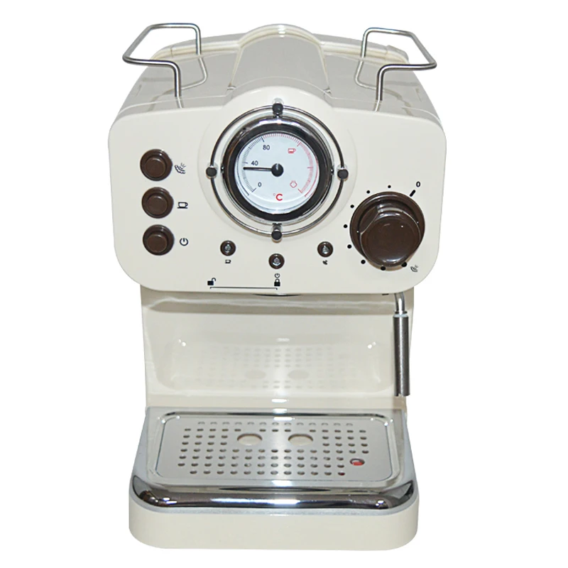 US $107.20 15Bar SemiAutomatic Espresso Coffee Maker Small Steam Type Milk Foam Office Home Italian Coffee MachineSimple Operation 1000W