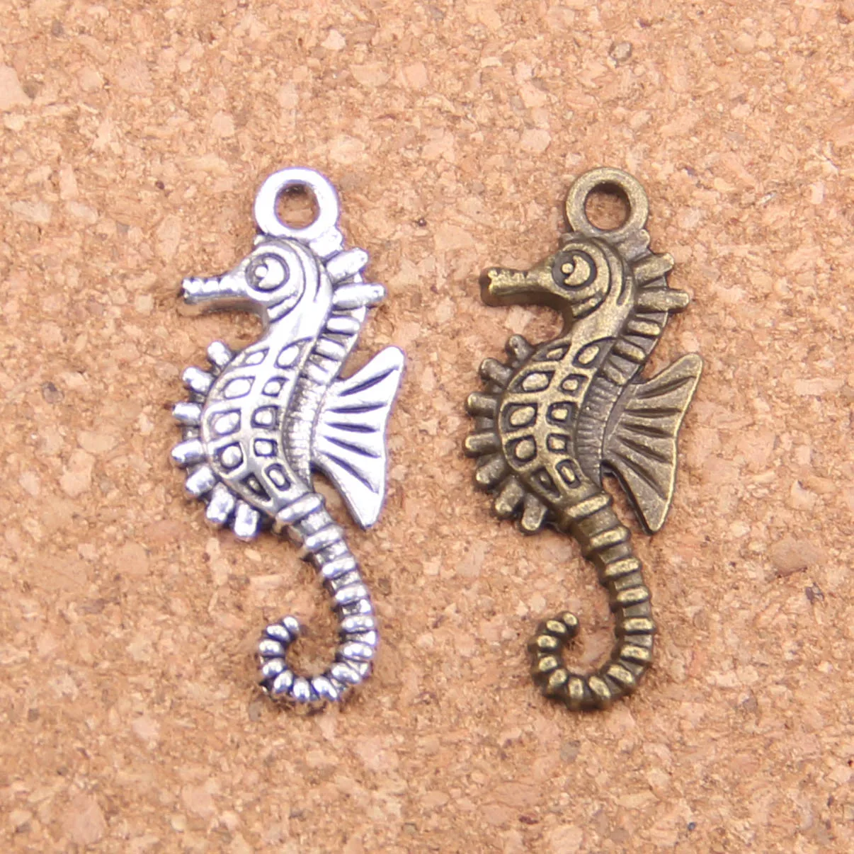 76 подвеску hippocampus/Морской конек 29x12 мм старинные подвески Винтаж ювелирные