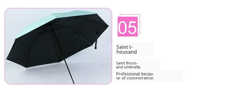 Vinyl Sun-resistant Parasol Folding Mini Parasol Fashion UV-Protection Rain Or Shine Dual Purpose Tri-fold Umbrella