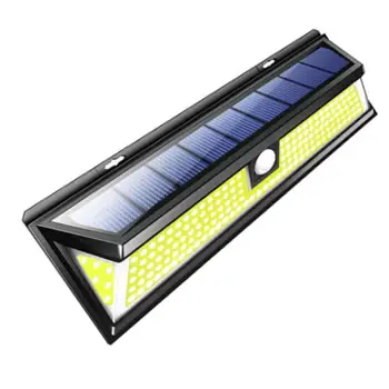

Ip65 Waterproof Solar Wall Light Outdoor Light Garden Lamp Home Super Bright Cob Wall Lamp Body Sensor Light