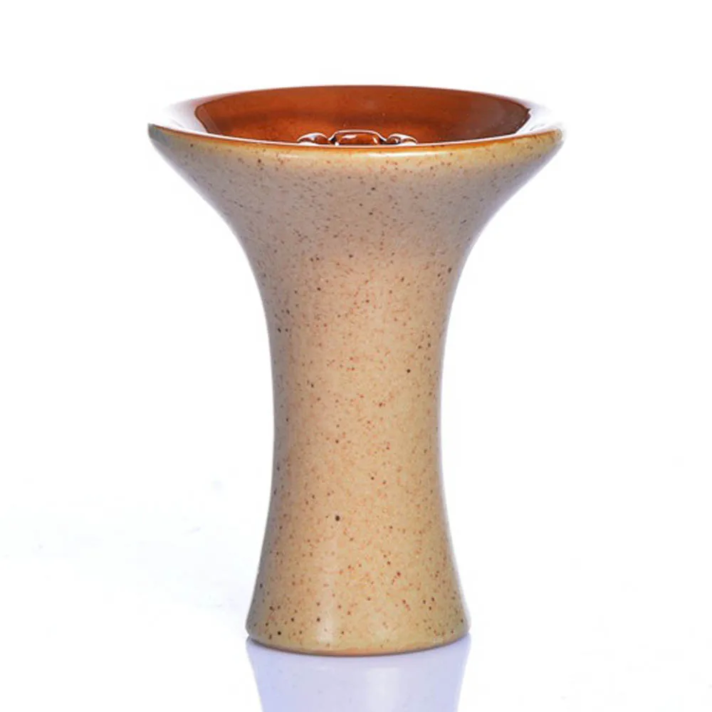 New Ceramic Hookah Bowl Black Brown Shisha Tobacco Bowls Chicha Cachimbas Sisha Nargile Tools