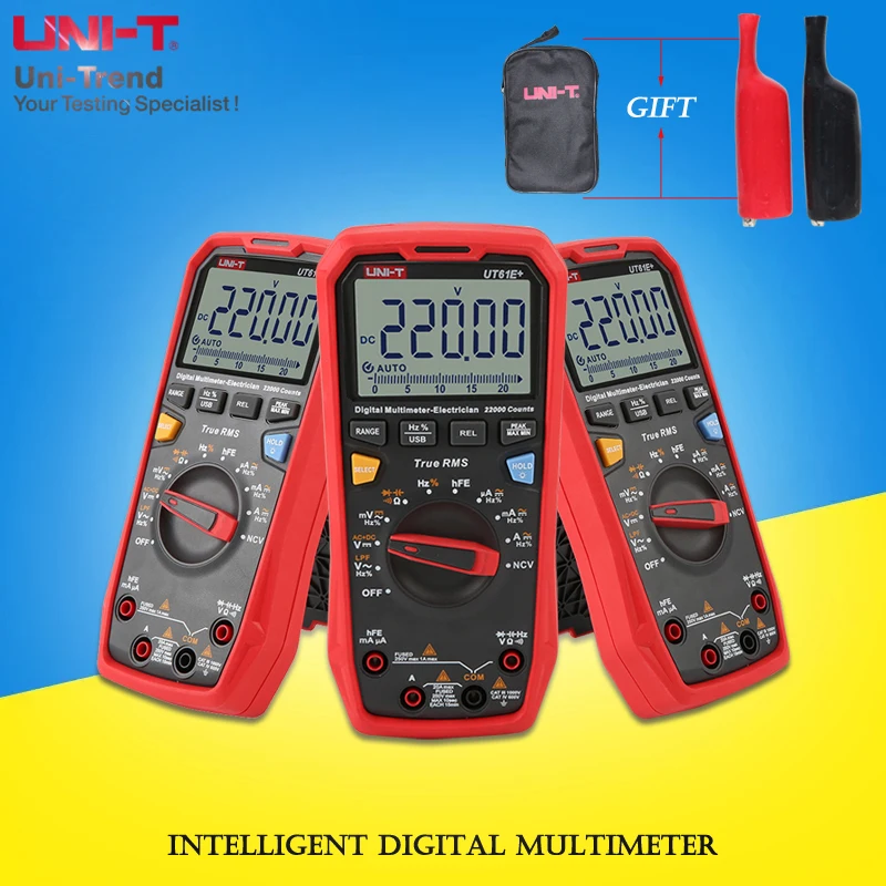 UNI T UT61E +/UT61D +/UT61B + автоматический и ручной многофункциональный Высокоточный