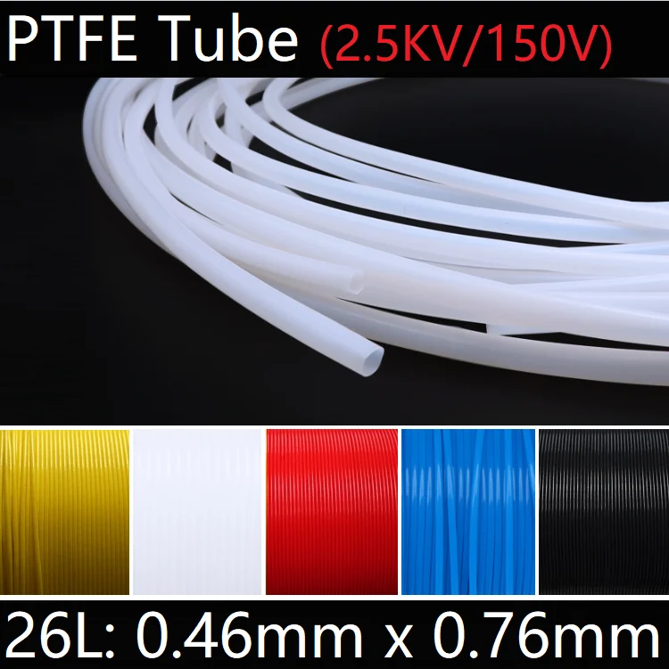 26L 0 46 мм x 76 PTFE трубка F46 изолированный капиллярный теплозащитный шланг для