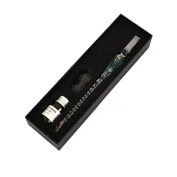 

Crystal Signature Pen Chalk Stationery Handmade Drawing Art Supplies with 7ml Ink Transparent Creative Novelty Glass Dip Pen