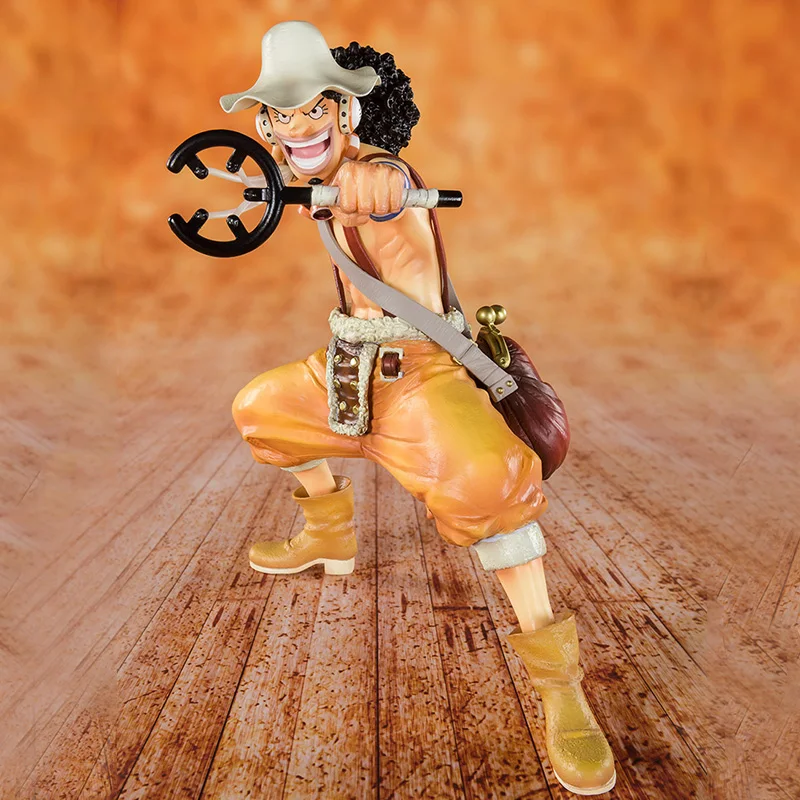 Аниме 1/8 Масштаб Окрашенные фигуры один кусок 20 летия Zero Ver. Sogeking Usopp экшн ПВХ