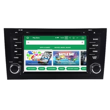 Для Audi A6 C5 S6 RS6 Android 9,0 2 Din автомобильный стерео DVD gps Аудио Видео плеер Android для Audi A6 C5 S6 RS6+ HD камера