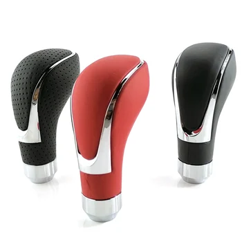 

Automobile Manual shift gear head manual shift leather metal gear bar head gear handle head