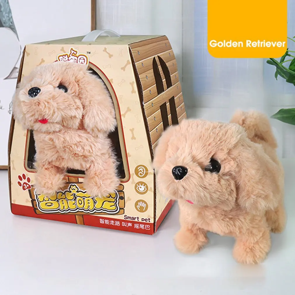

Electric Plush Cute Puppy Dog Walking Barking Electronic Interactive Pet Toy For Children Boy Girls Birthdays