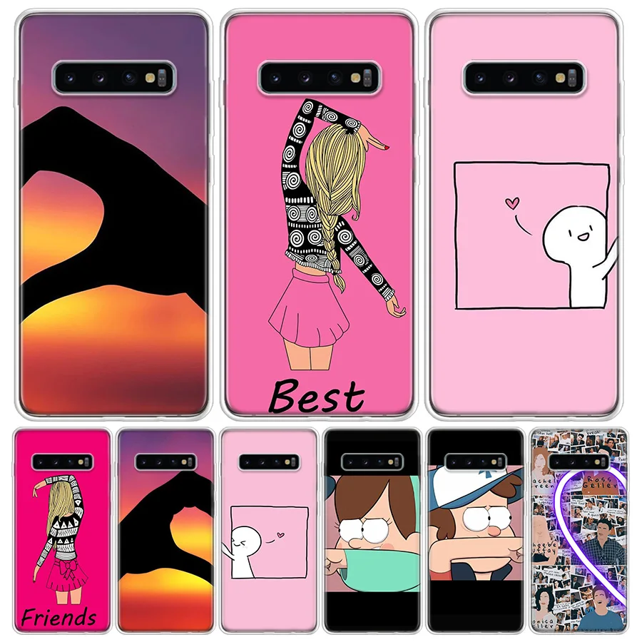 Чехол для телефона best friend forever lovers Samsung Galaxy S10 S20 Ultra Note 10 9 8 S9 S8 S7 J4 J6 J8 Plus Lite +