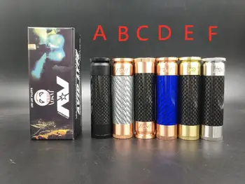 

1:1 Arrivals electric cigarette AV FIBER Mechanical Mod red copper/ brass Material fit 510 Thread 18650 Battery vape pen mod