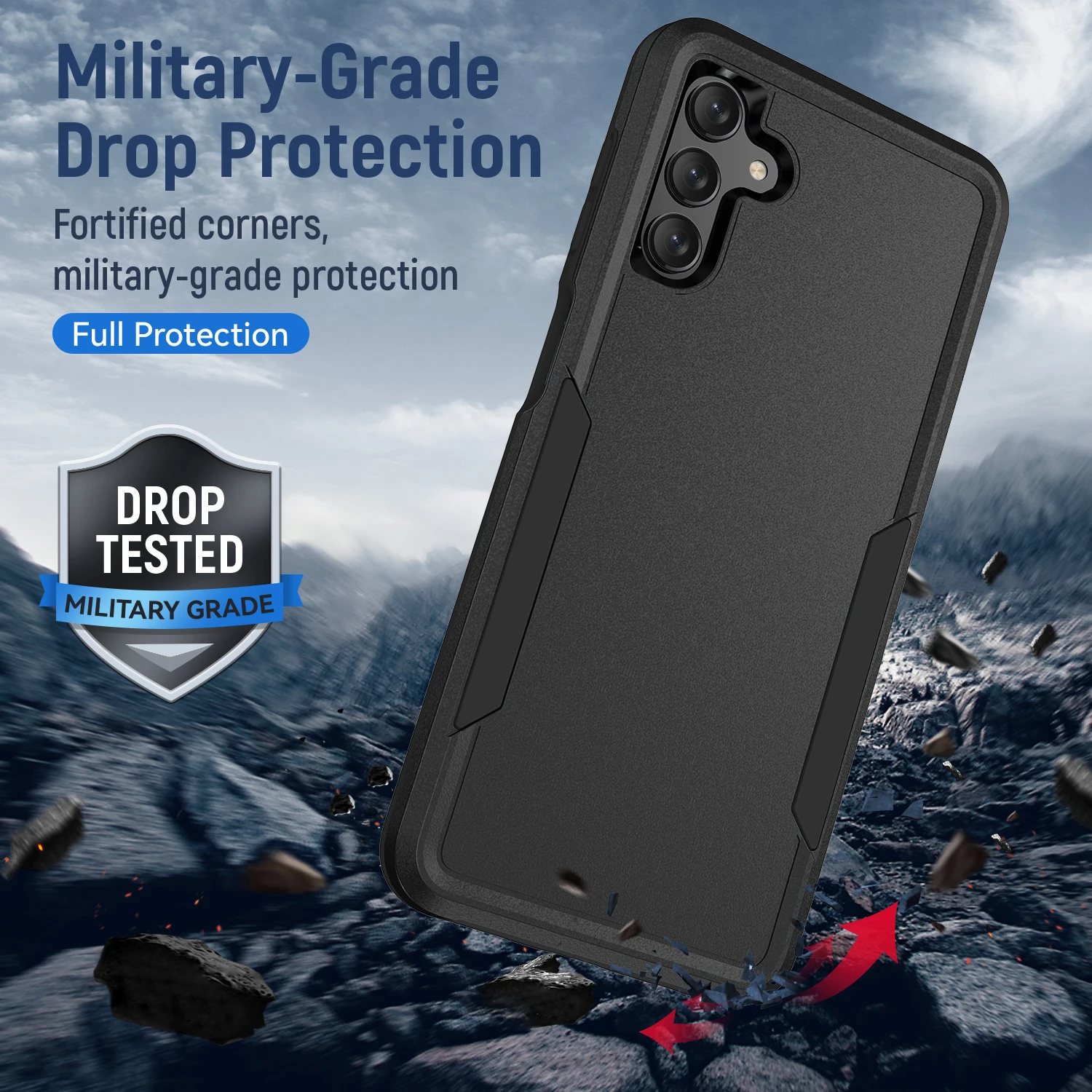 Heavy Duty Rugged Drop Protection Armour Case for Samsung Galaxy A and S Series