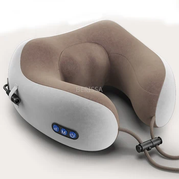 

Electric Wireless Neck Massager Pillow U Shape Multifunctional Portable Shoulder Massager Outdoor Home Car Travel Relax Massager
