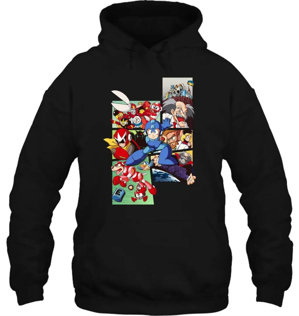 Толстовка Megaman 2 для мужчин и женщин уличная одежда | Мужская
