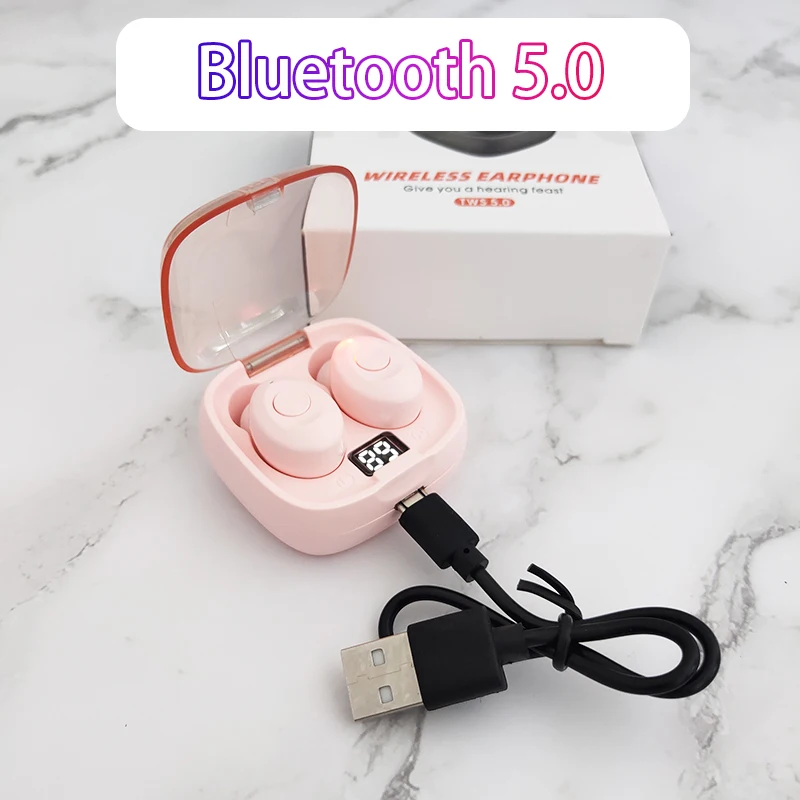 TWS Bluetooth 5 0 Earphones Stereo Sports Wireless Headphone Waterproof Earbuds Headsets With Microphone oordopjes draadloos