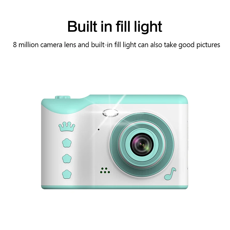 2,8 дюймов HD сенсорный экран детская мини-камера dslr цифровая камера с двойным объективом Цифровая видеокамера для детей подарок на день рождения