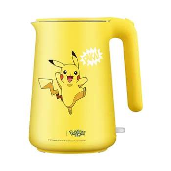 

220V 1500w 1.5L Yellow Automatic power off Electric kettle 304 stianless steel Boiling water